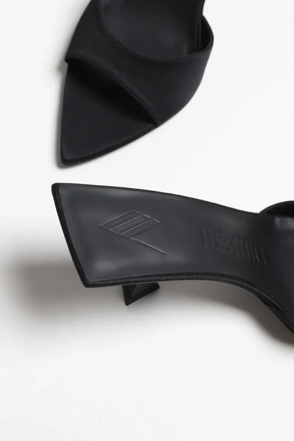 The Attico Heels<Mules Bes in Schwarz