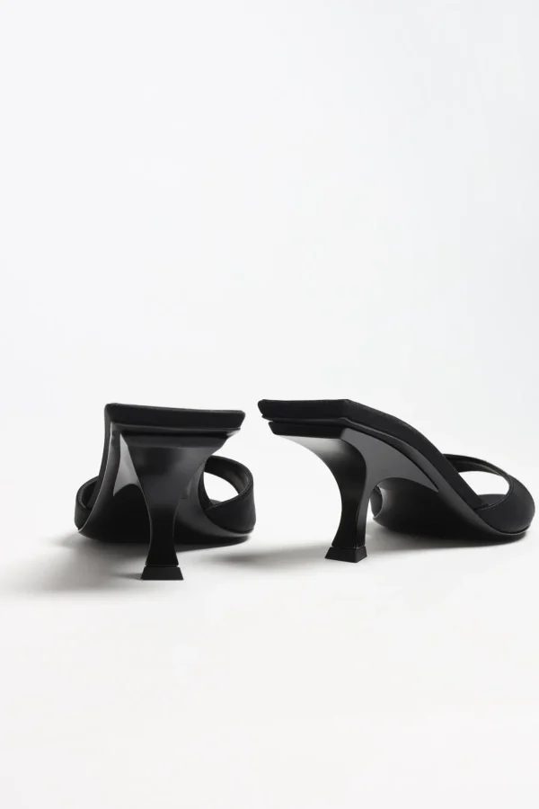 The Attico Heels<Mules Bes in Schwarz