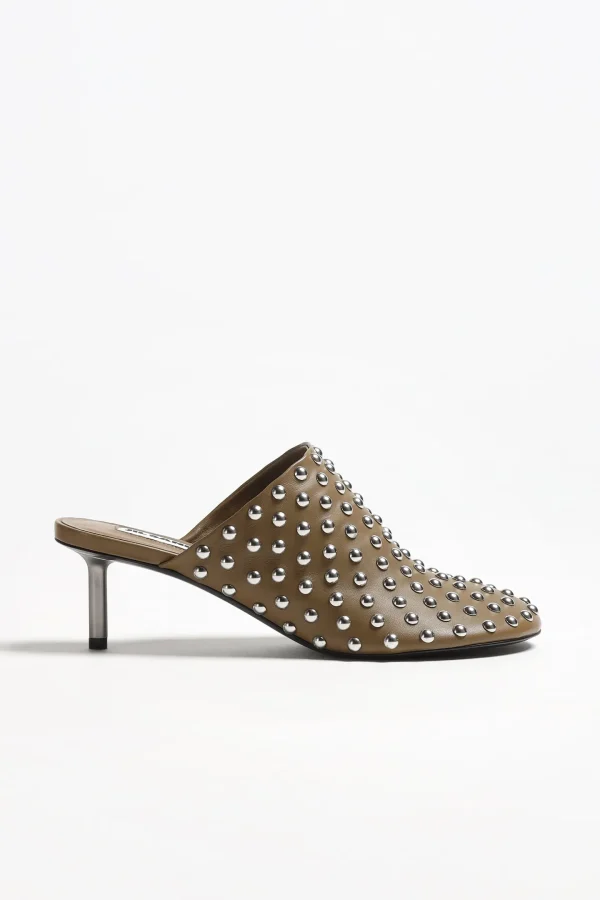 Jil Sander Heels<Mules in Chimera Green