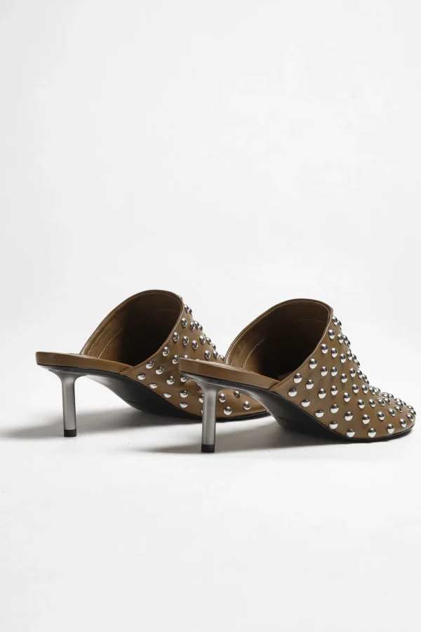 Jil Sander Heels<Mules in Chimera Green