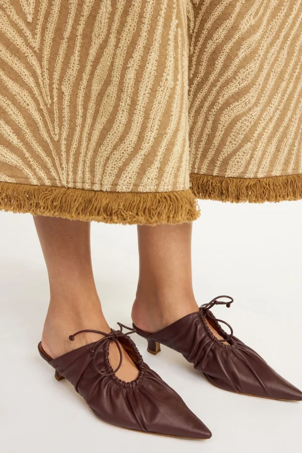by Malene Birger Loafer & Ballerinas | Heels<Mules Masey in Dark Brown