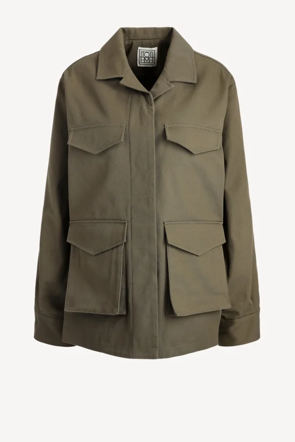 Toteme Jacken & Westen<Oversized Jacke Army in Khaki