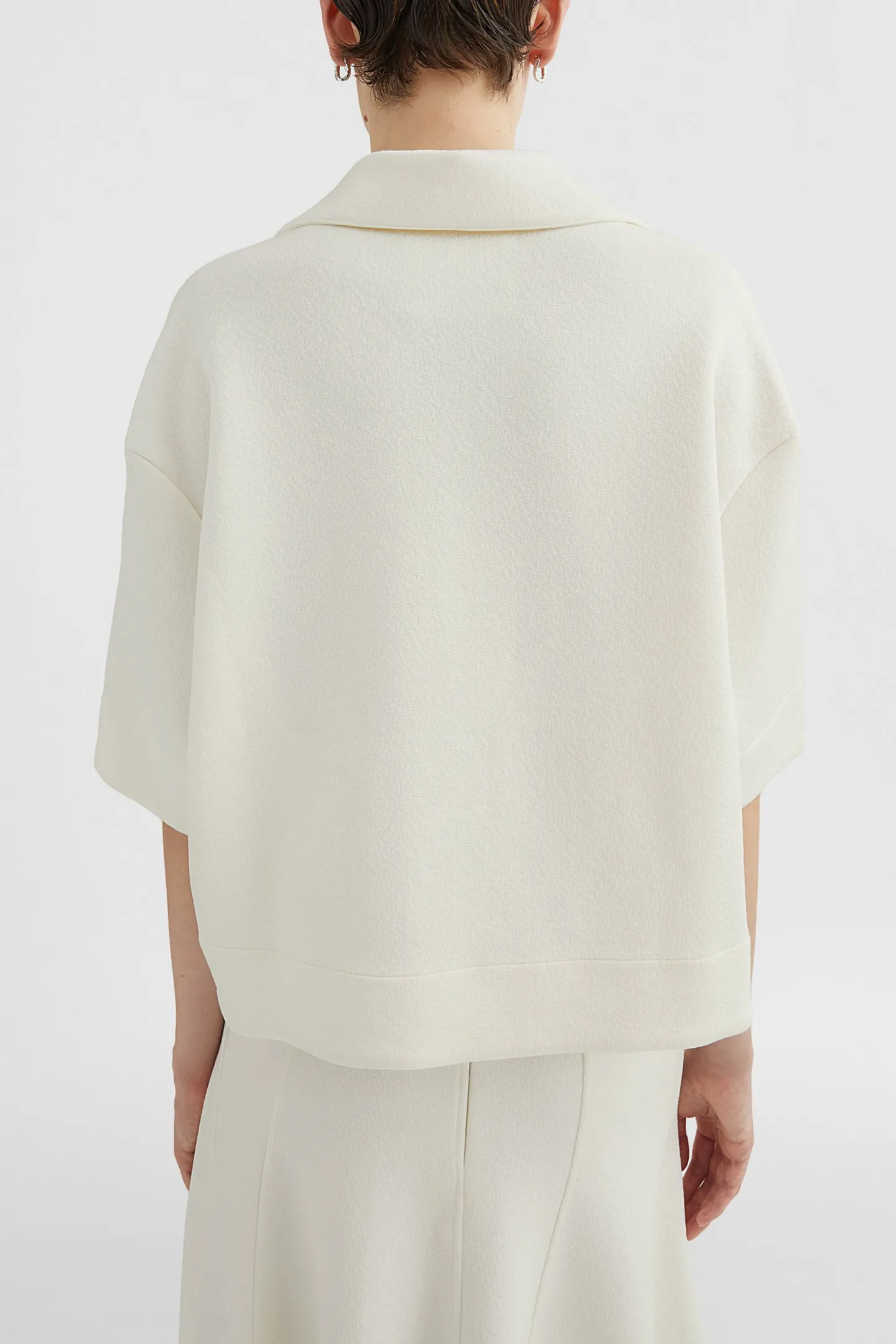 poloshirt_in_latte_4.webp Jil Sander Shirts, Tank Tops & Longsleeves<Poloshirt in Latte