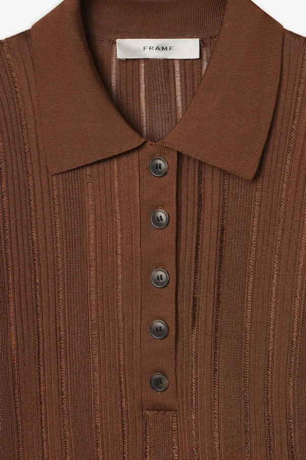 Frame Shirts, Tank Tops & Longsleeves<Poloshirt in Light Camel