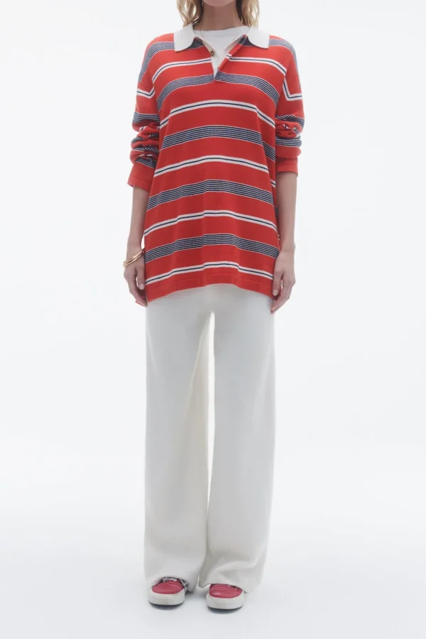 Guest in Residence Shirts, Tank Tops & Longsleeves<Poloshirt Rugby in Cherry