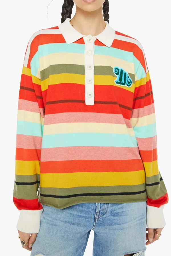 Mother Shirts, Tank Tops & Longsleeves<Poloshirt The Penalty Kick in Rainbow