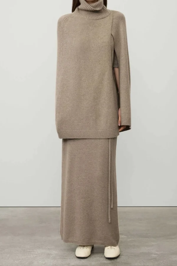 Lisa Yang Pullover<Poncho Annie in Mole