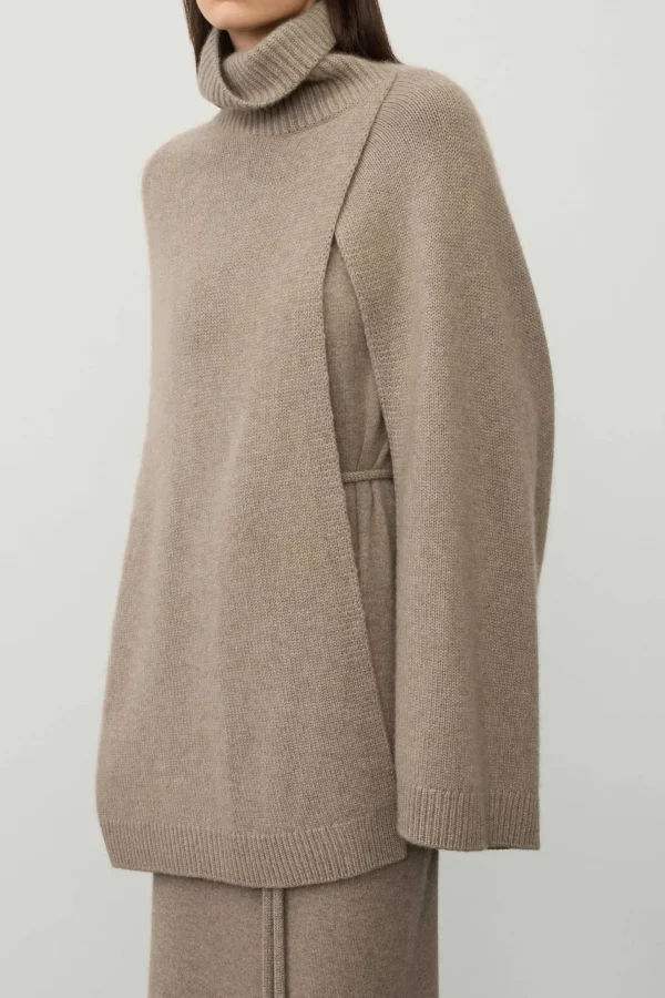 Lisa Yang Pullover<Poncho Annie in Mole