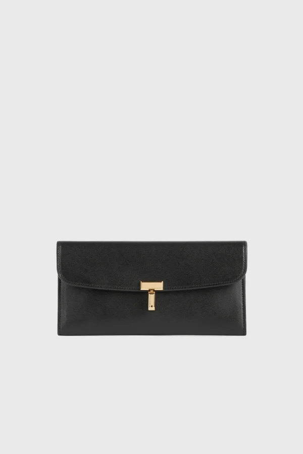 Toteme Clutches & Pouches<Portemonnaie T-Lock in Schwarz