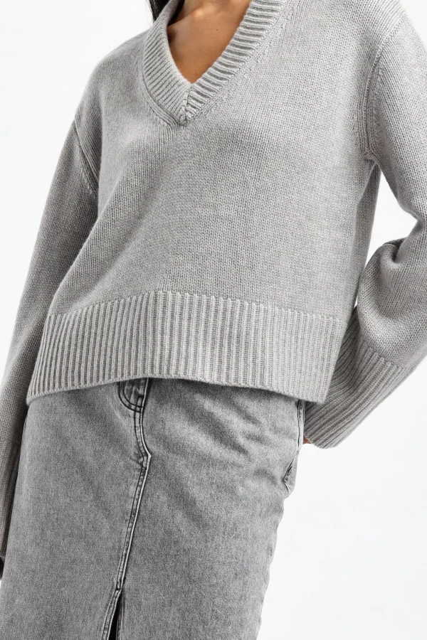 Lisa Yang Pullover<Pullover Aletta in Dove Grey