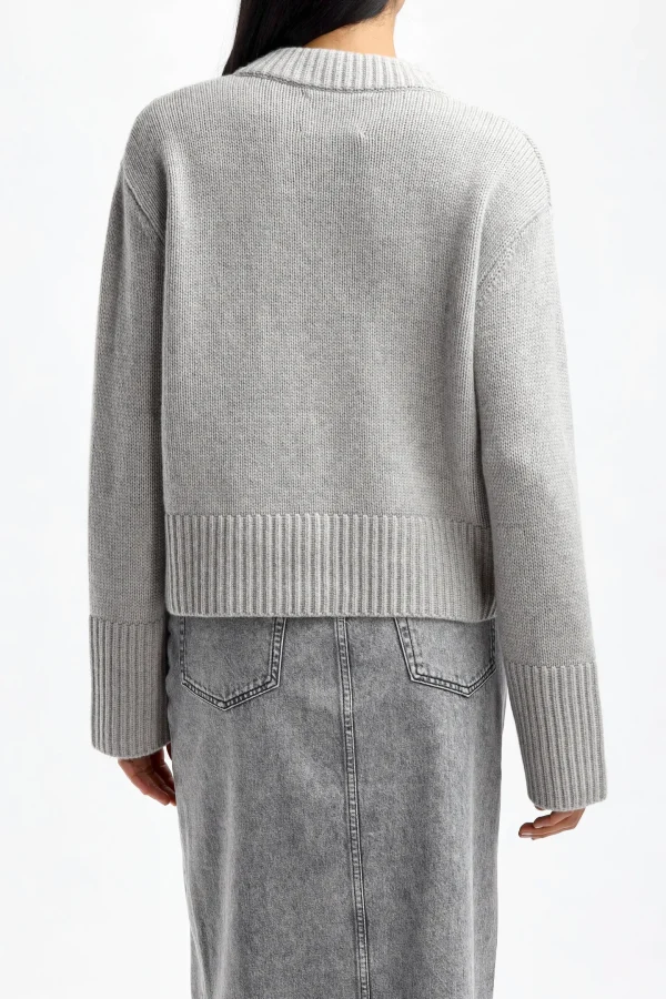 Lisa Yang Pullover<Pullover Aletta in Dove Grey