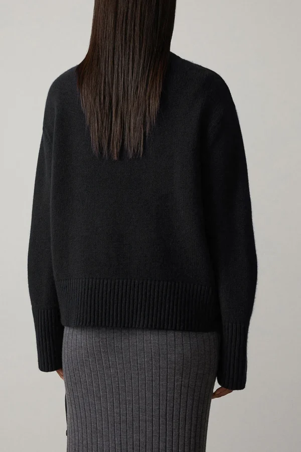 Lisa Yang Pullover<Pullover Aletta in Schwarz