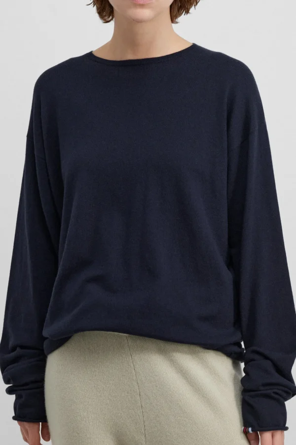 Extreme Cashmere Pullover<Pullover Aries N° 347 in Navy