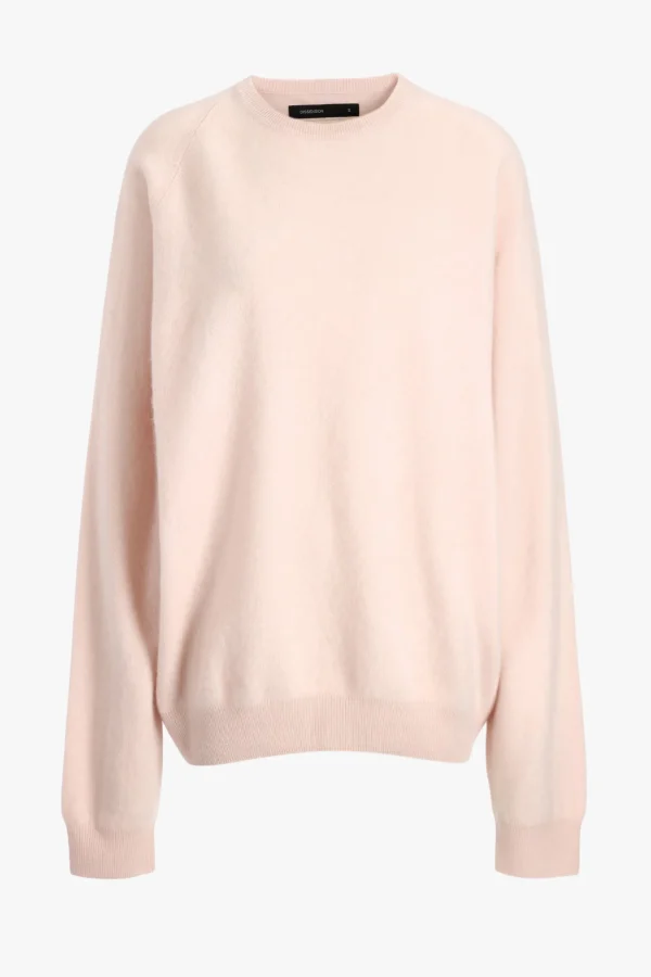 Frenckenberger Pullover<Pullover BF R-Neck in Light Pink
