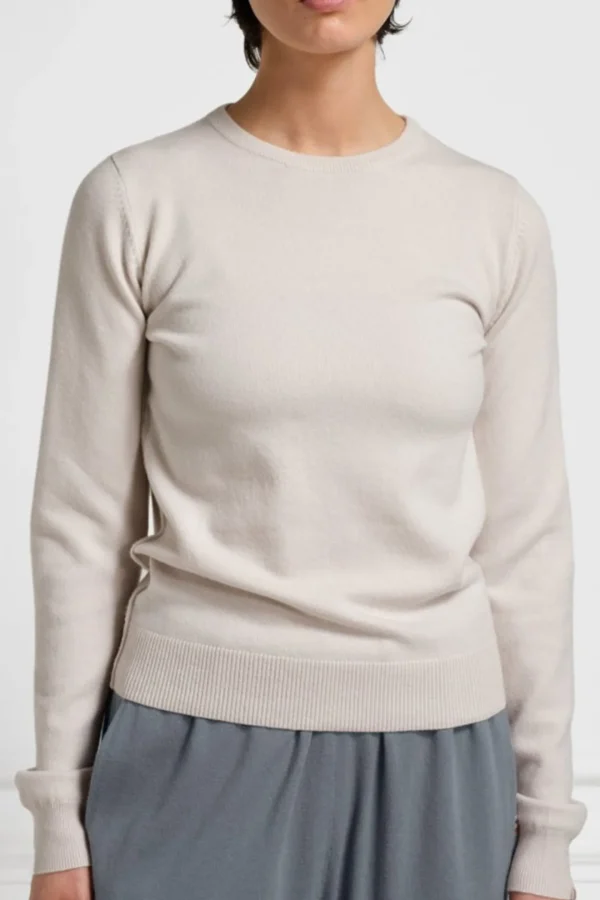 Extreme Cashmere Pullover<Pullover Body N° 41 in Chalk