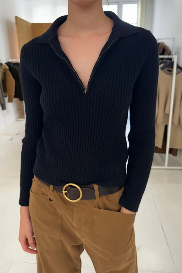 Nili Lotan Pullover<Pullover Braxton in Dark Navy