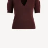 Frame Pullover<Pullover Cashmere V in Deep Burgundy