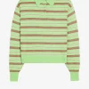 Guest in Residence Pullover<Pullover Collegiate Polo in Mint Combo