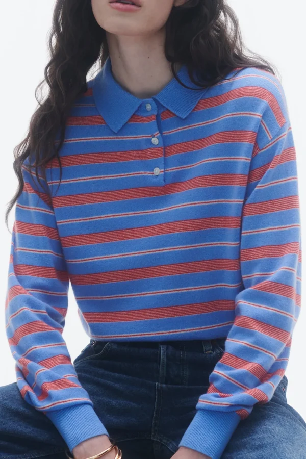 Guest in Residence Pullover<Pullover Collegiate Polo in French Blue