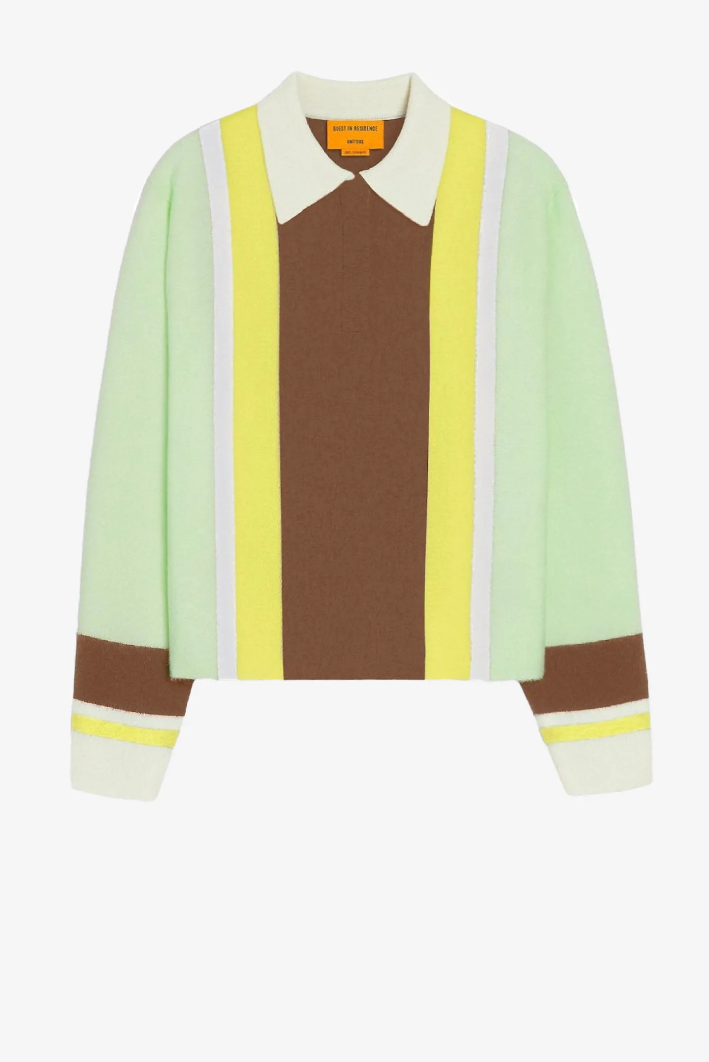 pullover_cropped_rugby_in_0.webp Guest in Residence Pullover<Pullover Cropped Rugby in Mint Combo
