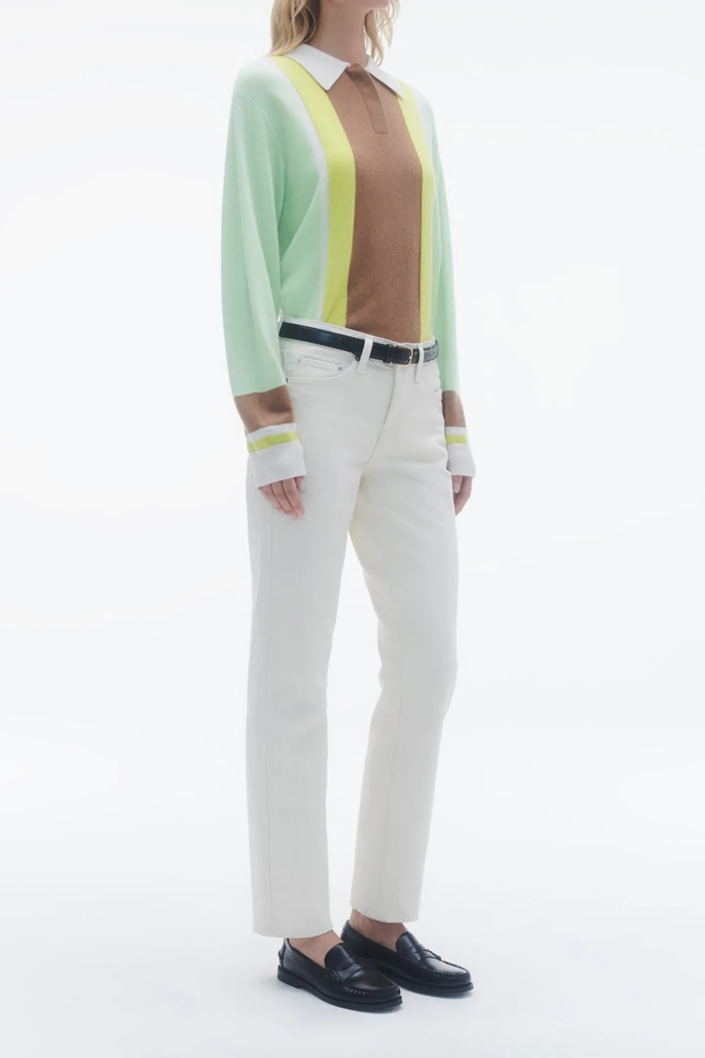 pullover_cropped_rugby_in_3.webp Guest in Residence Pullover<Pullover Cropped Rugby in Mint Combo