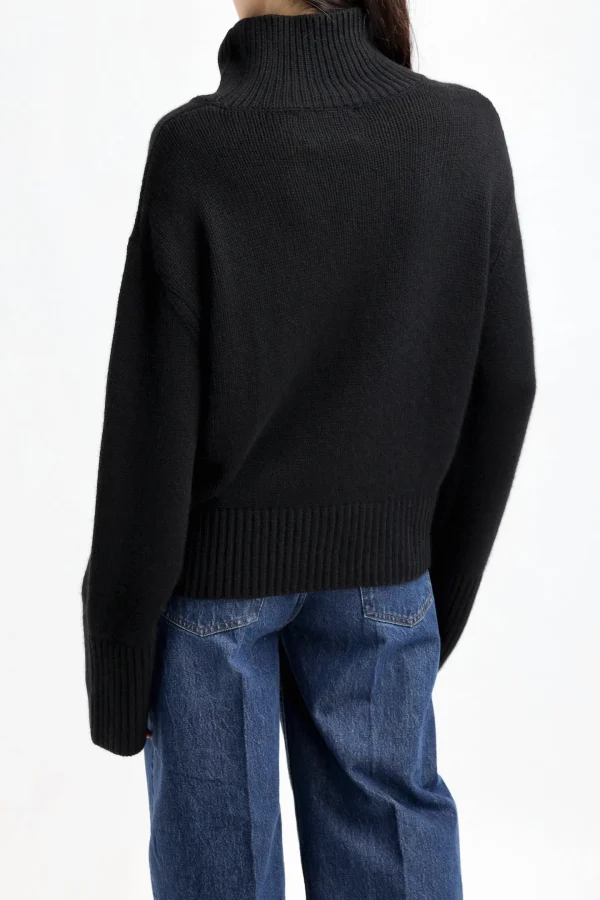 Lisa Yang Pullover<Pullover Fleur in Schwarz