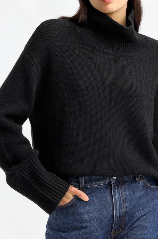 Lisa Yang Pullover<Pullover Fleur in Schwarz