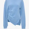 Victoria Beckham Pullover<Pullover Gathered in Iceberg