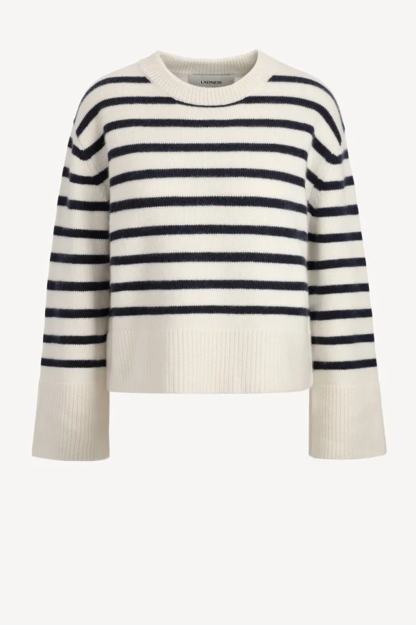 Ladneri Pullover<Pullover Grimaud in Navy/Weiß