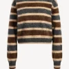 Guest in Residence Pullover<Pullover Grizzly Stripe in Chestnut Combo