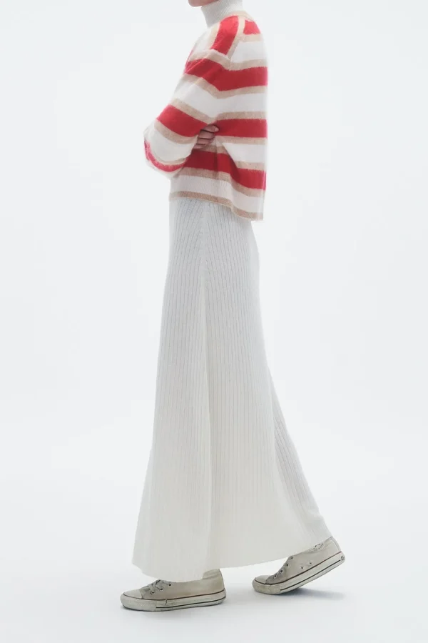 Guest in Residence Pullover<Pullover Grizzly Stripe in True Red Combo