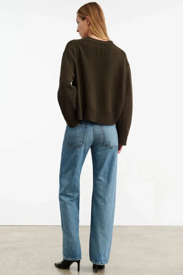 Nili Lotan Pullover<Pullover Haisley in Dark Pine