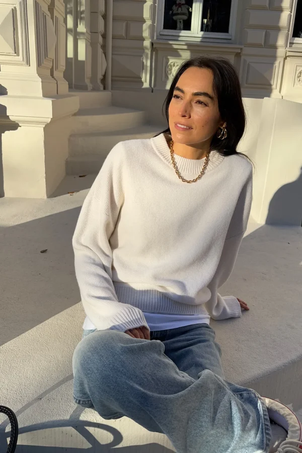Anita Hass Pullover<Pullover 'Heart' in Ivory
