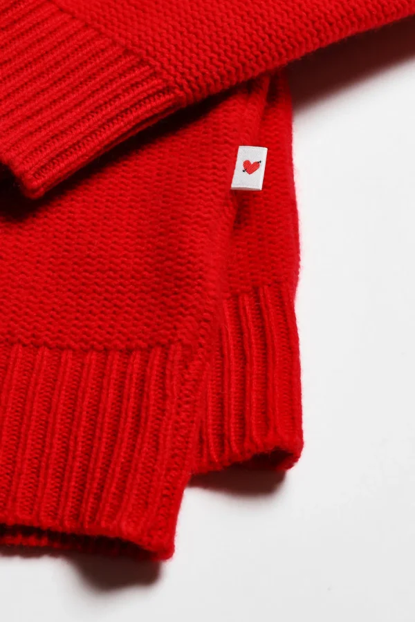 Anita Hass Pullover<Pullover 'Heart' in Rot