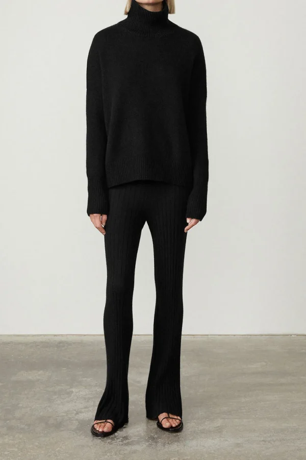 Lisa Yang Pullover<Pullover Heidi in Schwarz