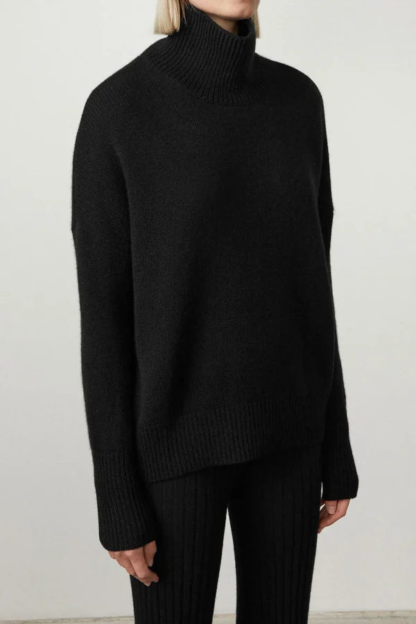 Lisa Yang Pullover<Pullover Heidi in Schwarz