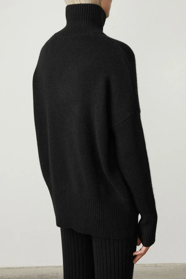 Lisa Yang Pullover<Pullover Heidi in Schwarz