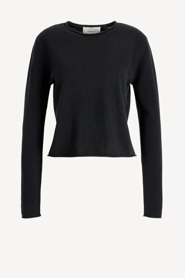 Lisa Yang Pullover<Pullover Ida in Schwarz