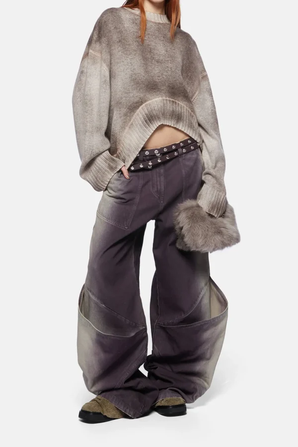 The Attico Pullover<Pullover in Taupe
