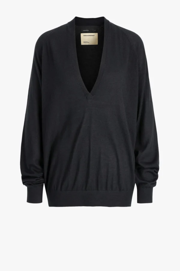 Frenckenberger Pullover<Pullover Johnny in Schwarz