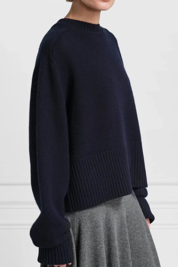 Extreme Cashmere Pullover<Pullover Judith N° 256 in Navy