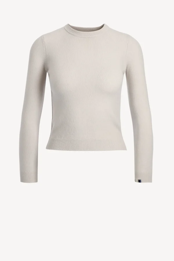 Extreme Cashmere Pullover<Pullover Kid N° 98 in Chalk