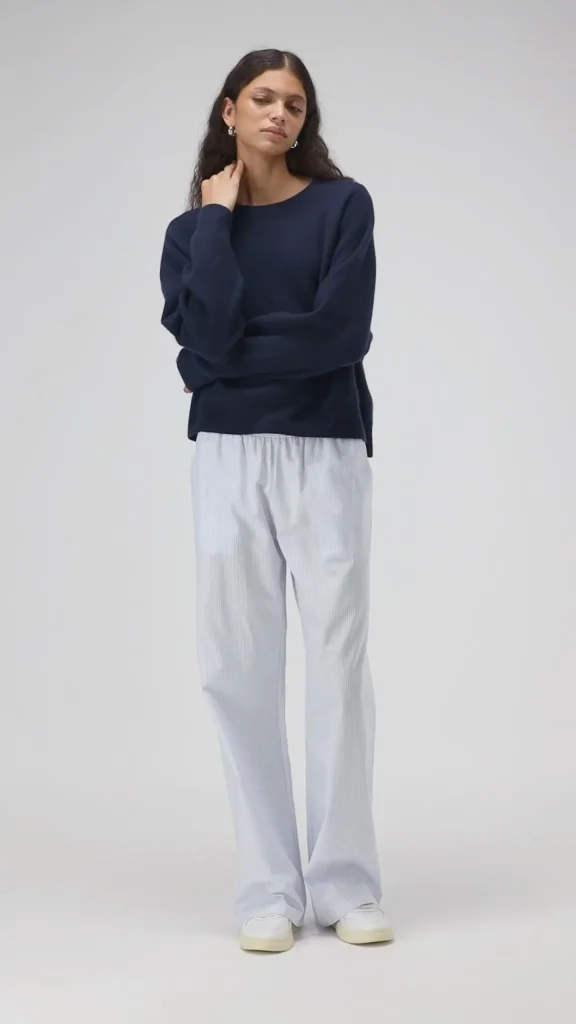 Ladneri Pullover<Pullover Louvre in Navy
