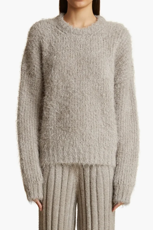 Khaite Pullover<Pullover Manuela in Light Taupe