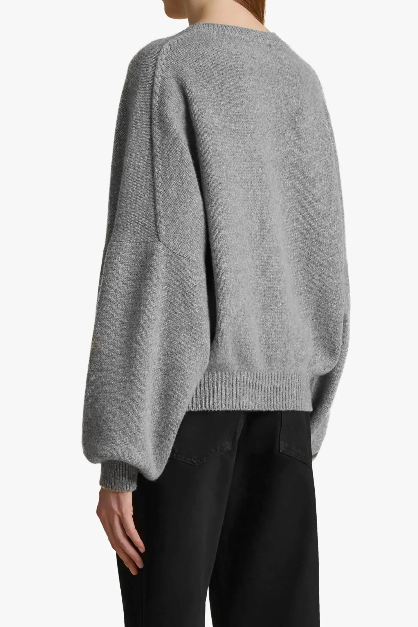 pullover_margaux_in_fog_4.webp Khaite Pullover<Pullover Margaux in Fog