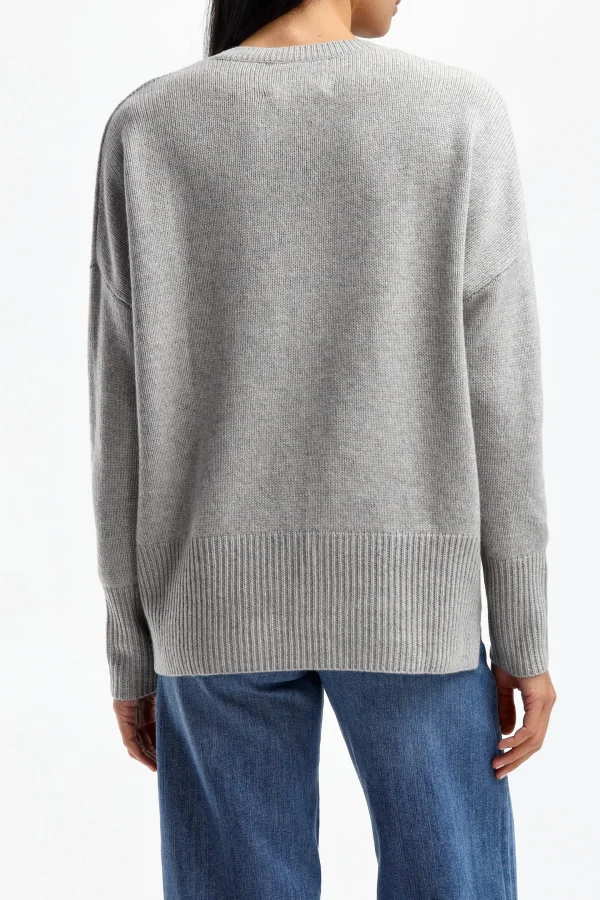 Lisa Yang Pullover<Pullover Mila in Dove Grey