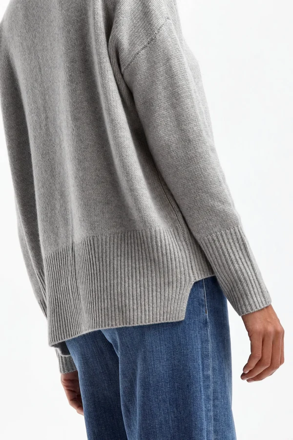 Lisa Yang Pullover<Pullover Mila in Dove Grey