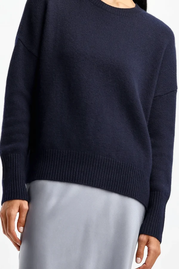 Lisa Yang Pullover<Pullover Mila in Navy