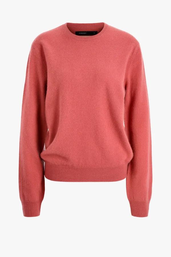 Frenckenberger Pullover<Pullover Mini R-Neck in Old Pink