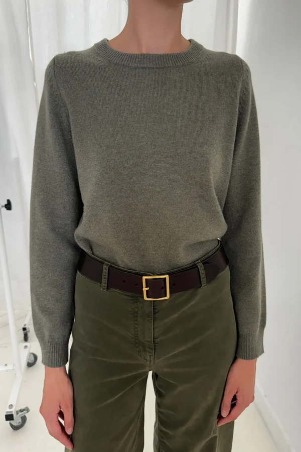 Nili Lotan Pullover<Pullover Nora in Light Army Green